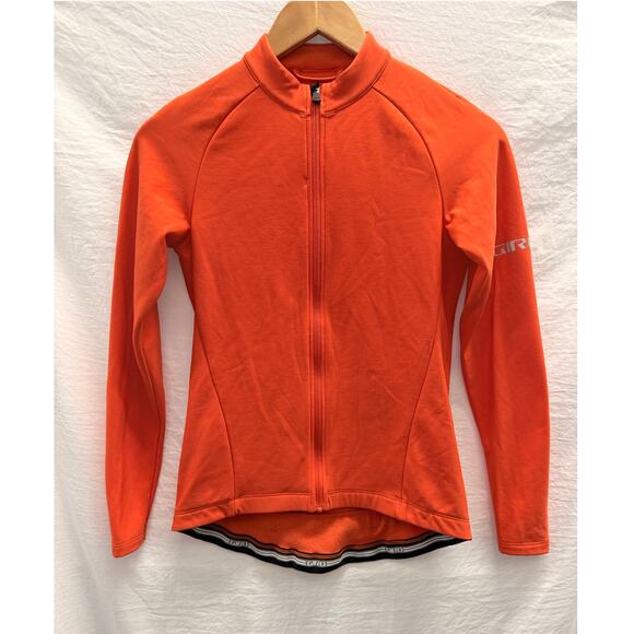 Giro Men's Chrono Thermal LS‎ Jersey in Vermillion Small Biker Gorpcore Thermal - Picture 5 of 7